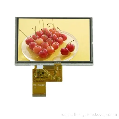 Versatile 5-Inch TFT LCD Screen: 800X480 Resolution, RGB 40-Pin Interface for Various Applications